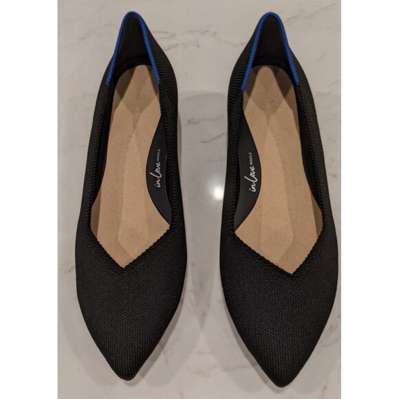 NEW~Women's Rothy's Black Block Heel "The High Point" Pointed Toe Shoes 7.5 - Picture 12 of 14